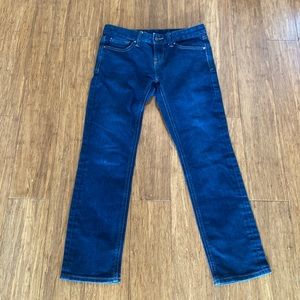 Gap 26P real straight jeans